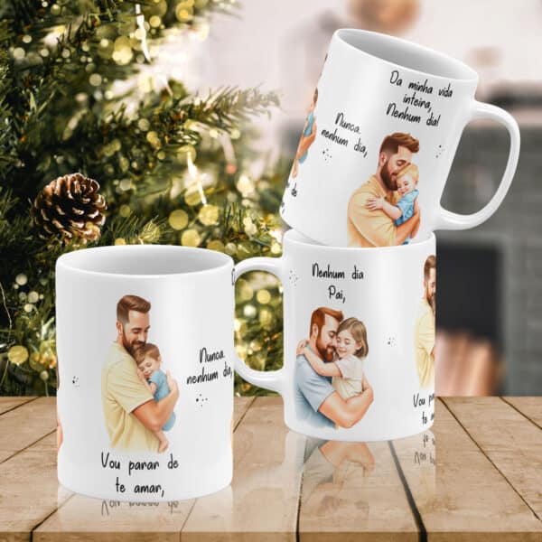 ESTAMPAS NEM UM DIA PAI CANECA - Imagem 3