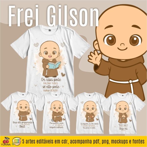 ESTAMPAS FREI GILSON CAMISAS (MELIM YUKINA)