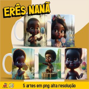 ESTAMPAS ERÊS NANÃ CANECAS (MELIM YUKINA)