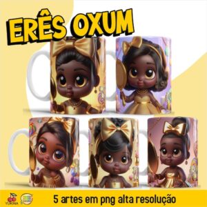 ESTAMPAS ERÊS OXUM CANECAS (MELIM YUKINA)