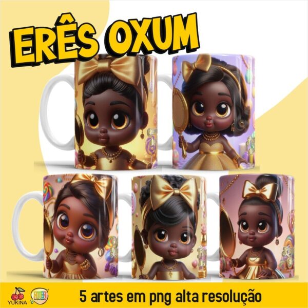 ESTAMPAS ERÊS OXUM CANECAS (MELIM YUKINA)
