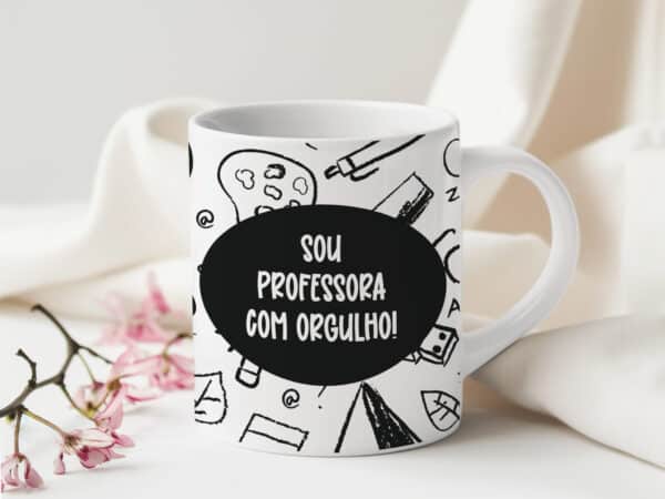 ESTAMPA PROFESSORES RABISCO CANECA - Imagem 2