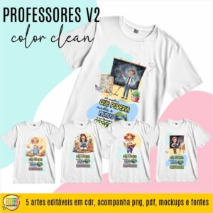 ESTAMPAS PROFESSORES COLOR CLEAN CAMISAS