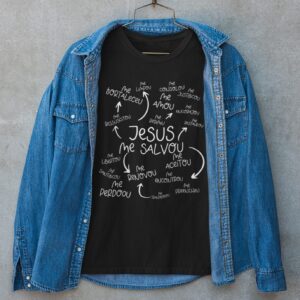ESTAMPA JESUS ME SALVOU CAMISA