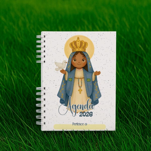 ESTAMPA AGENDA APARECIDA 2026 (MELIM YUKINA) - Imagem 3