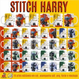 ESTAMPA STITCH HARRY CANECAS
