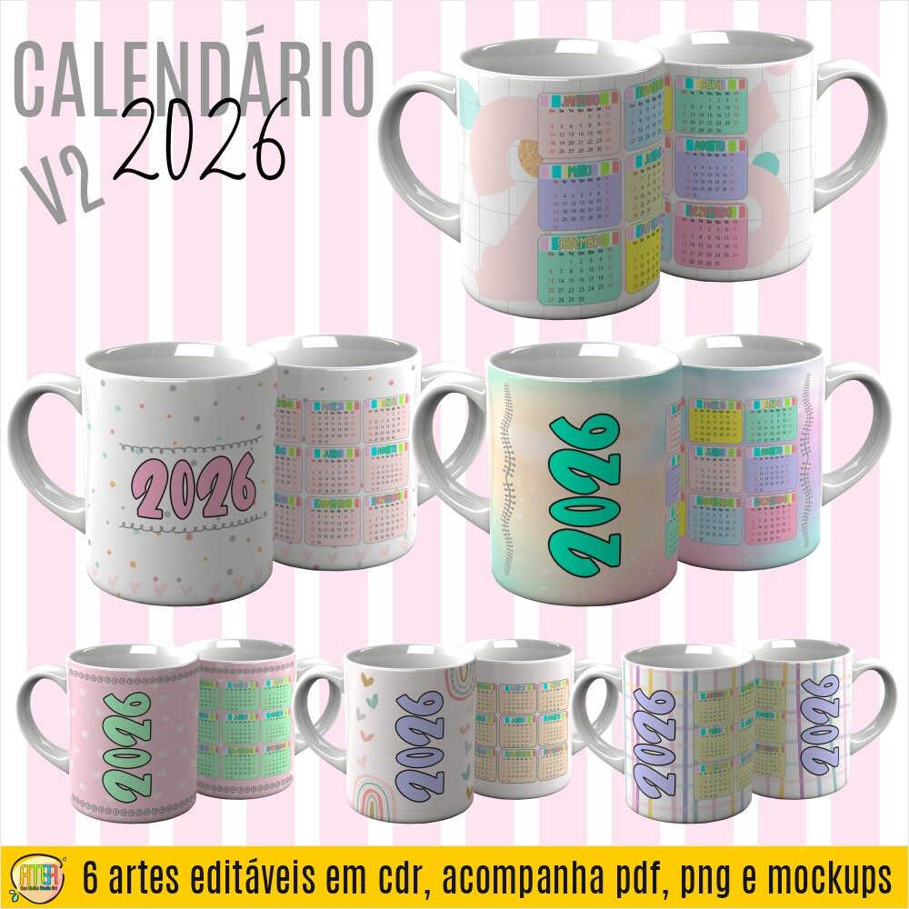 ESTAMPAS CANECAS CALENDÁRIO V2 2026
