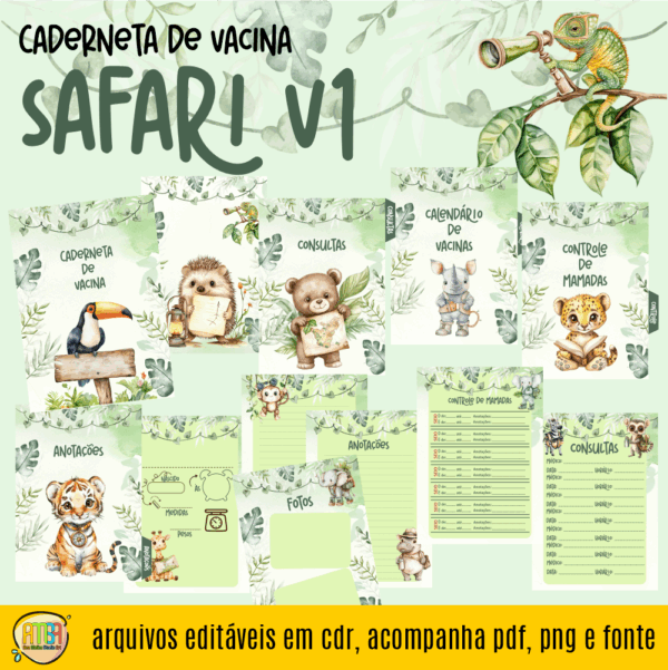 CADERNETA DE VACINA SAFARI V1