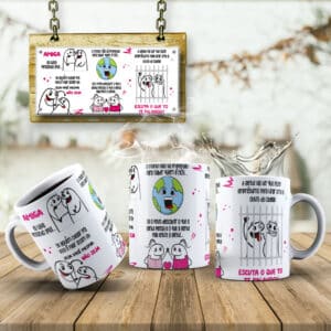 ESTAMPA FLORK AMIGASCANECAS