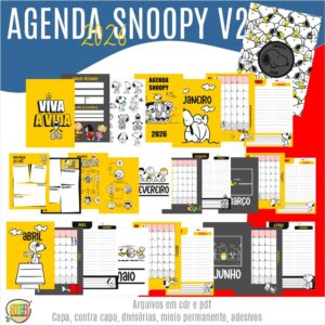 AGENDA SNOOPY COM MIOLO V2 2026
