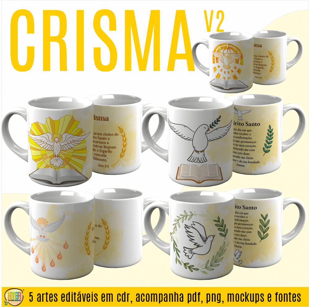 ESTAMPAS CRISMA V2 CANECAS