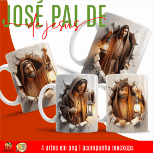 ESTAMPAS JOSÉ PAI DE JESUS CANECAS 3D (MELIM YUKINA)